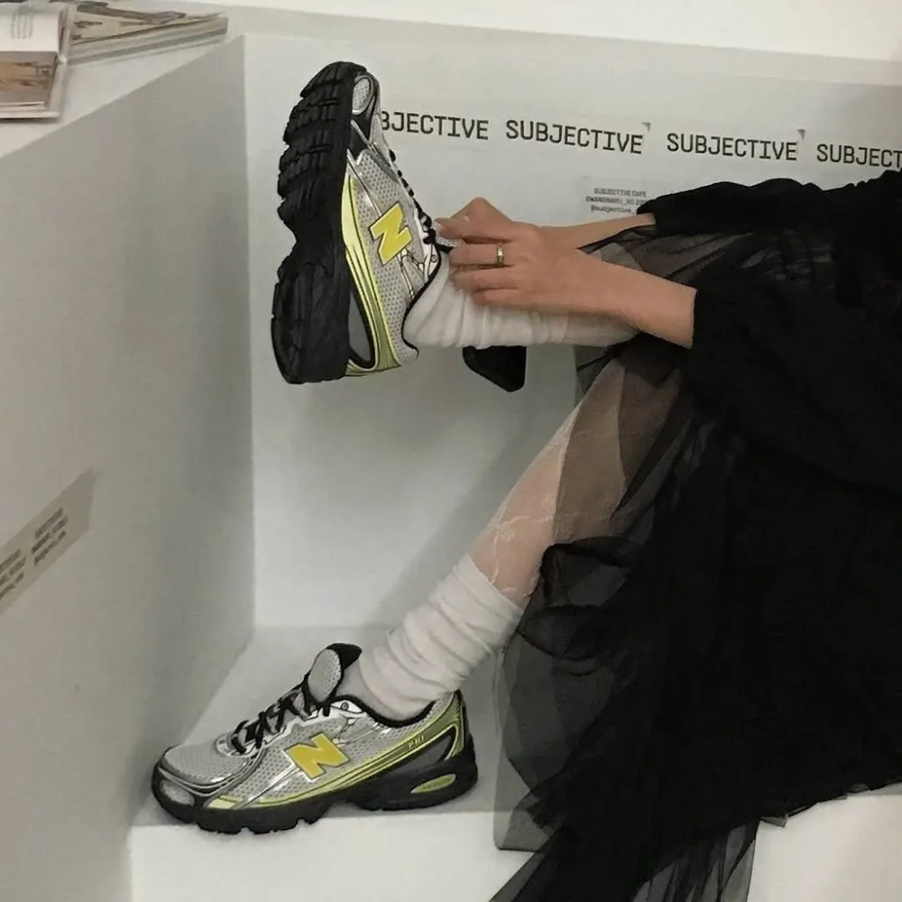 NEW BALANCE 740 休閒鞋 (白黃) 經典 新款 慢跑鞋U740FR2-細節圖3