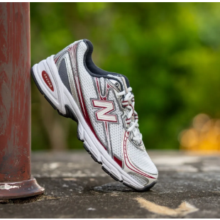 New Balance 740 休閒鞋 復古 D楦 女鞋 男鞋 銀 白 紅 U740RD2-細節圖2