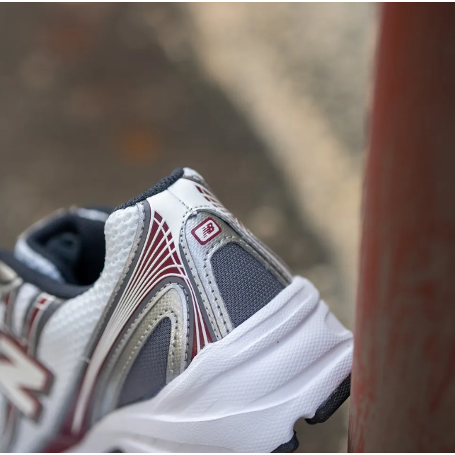New Balance 740 休閒鞋 復古 D楦 女鞋 男鞋 銀 白 紅 U740RD2-細節圖3