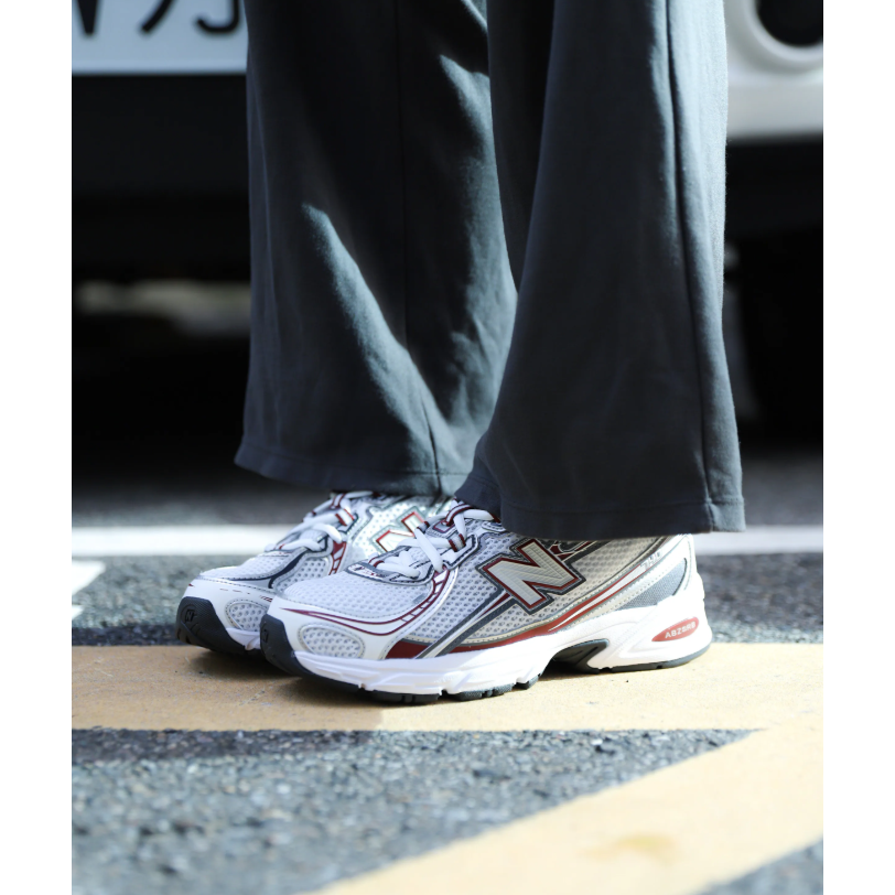 New Balance 740 休閒鞋 復古 D楦 女鞋 男鞋 銀 白 紅 U740RD2-細節圖5