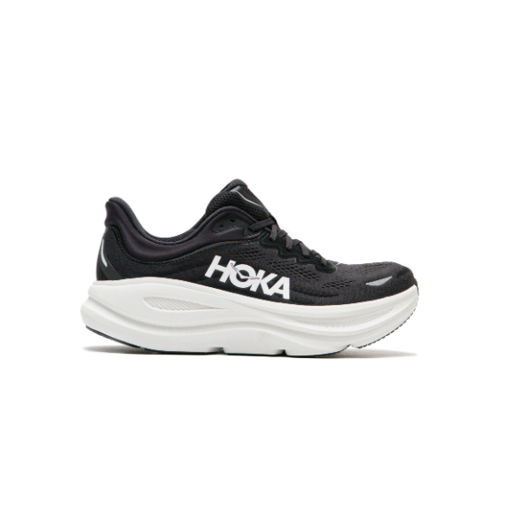 Hoka One One Bondi 9 黑白 舒適 跑步鞋 男女鞋1162011/BWHT-細節圖2