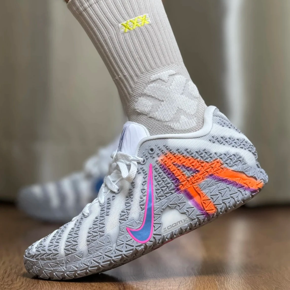Nike Ja3 灰色 莫蘭特三代 EP 舒適百搭 回彈 籃球鞋hf2794-100-細節圖3