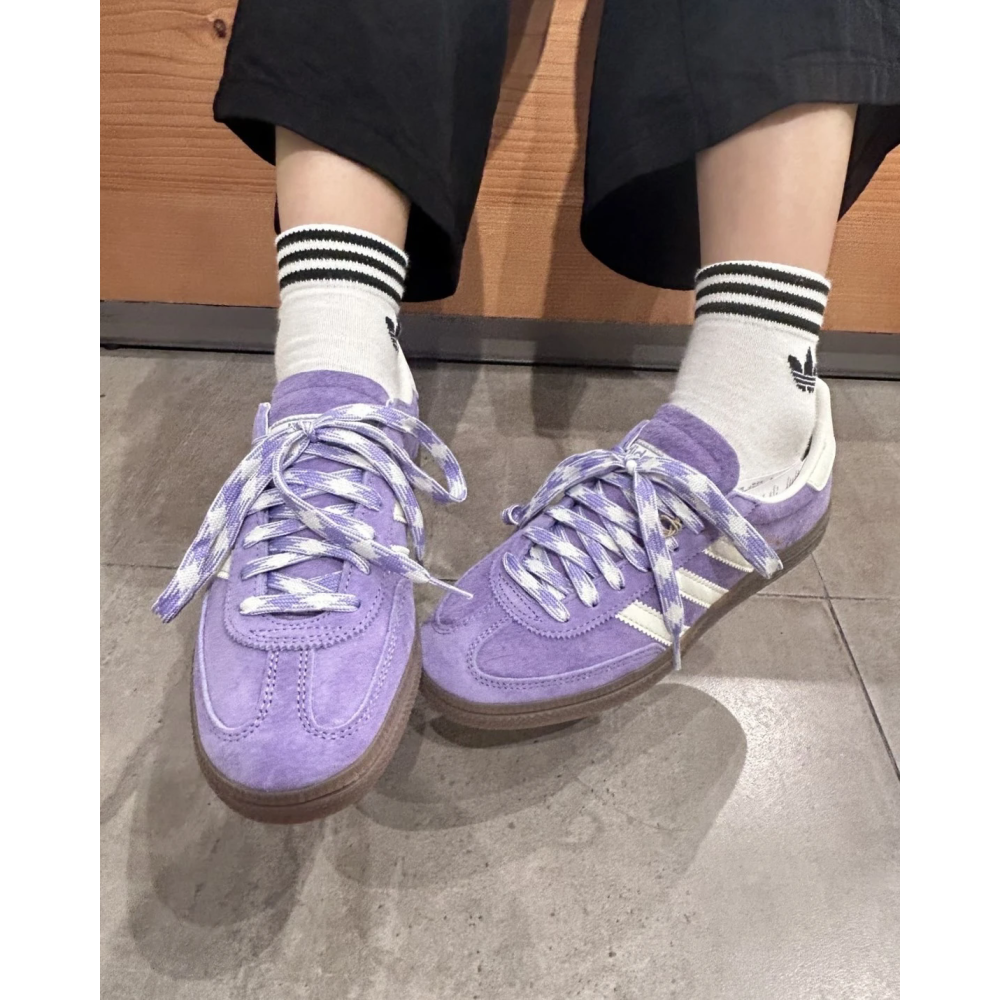 ADIDAS ORIGINALS HANDBALL SPEZIAL 麂皮 葡萄紫(KI5935) 休閑鞋-細節圖3