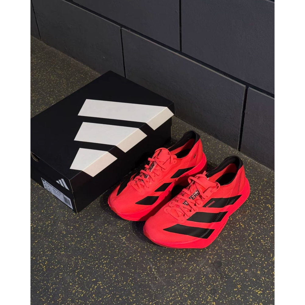 adidas 競速跑鞋 Adizero Adios Pro 4 M 男鞋 紅 黑 緩震 運動鞋 愛迪達 JR6368-細節圖2