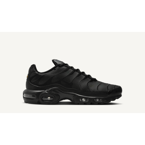 Nike Air Max Plus “Triple Black Leather”黑色 氣墊 慢跑鞋AJ2029-001-細節圖3