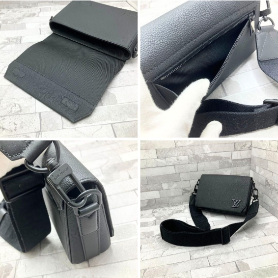 二手Louis Vuitton LV Aerogram Takeoff Messenger PM 肩背包-細節圖7