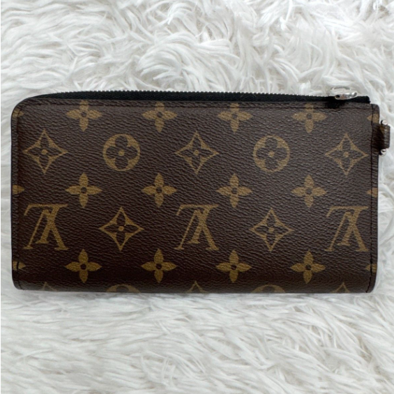 二手M69407 Monogram Macassar Zippy 長拉鍊錢夾 ——  黑-細節圖2