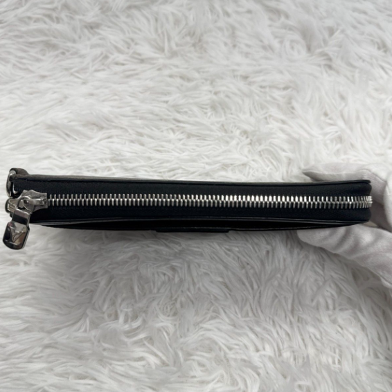 二手M69407 Monogram Macassar Zippy 長拉鍊錢夾 ——  黑-細節圖3