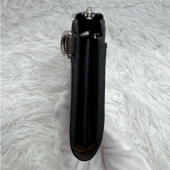 二手M69407 Monogram Macassar Zippy 長拉鍊錢夾 ——  黑-細節圖4