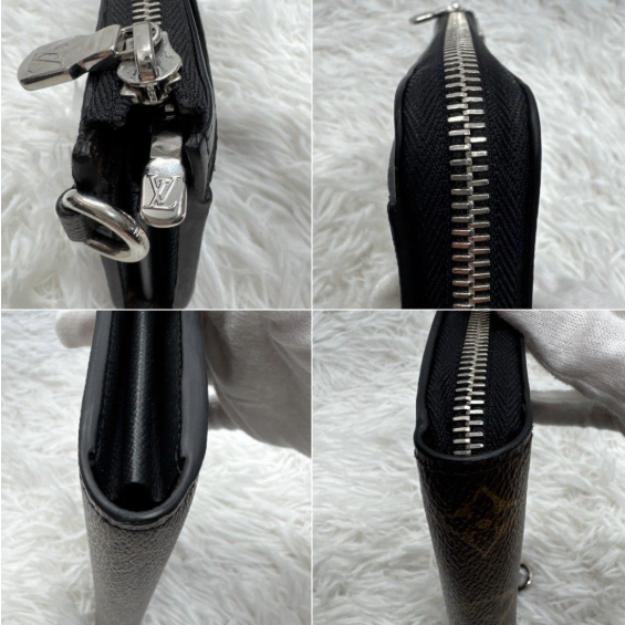 二手M69407 Monogram Macassar Zippy 長拉鍊錢夾 ——  黑-細節圖9