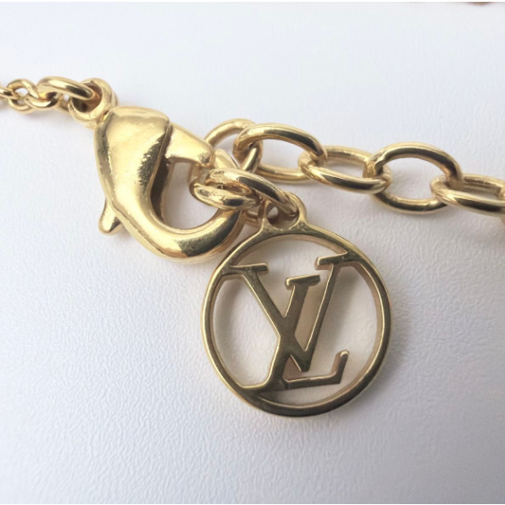 二手 (Louis Vuitton) LV Floragram 項鍊 - 金色M00981-細節圖4