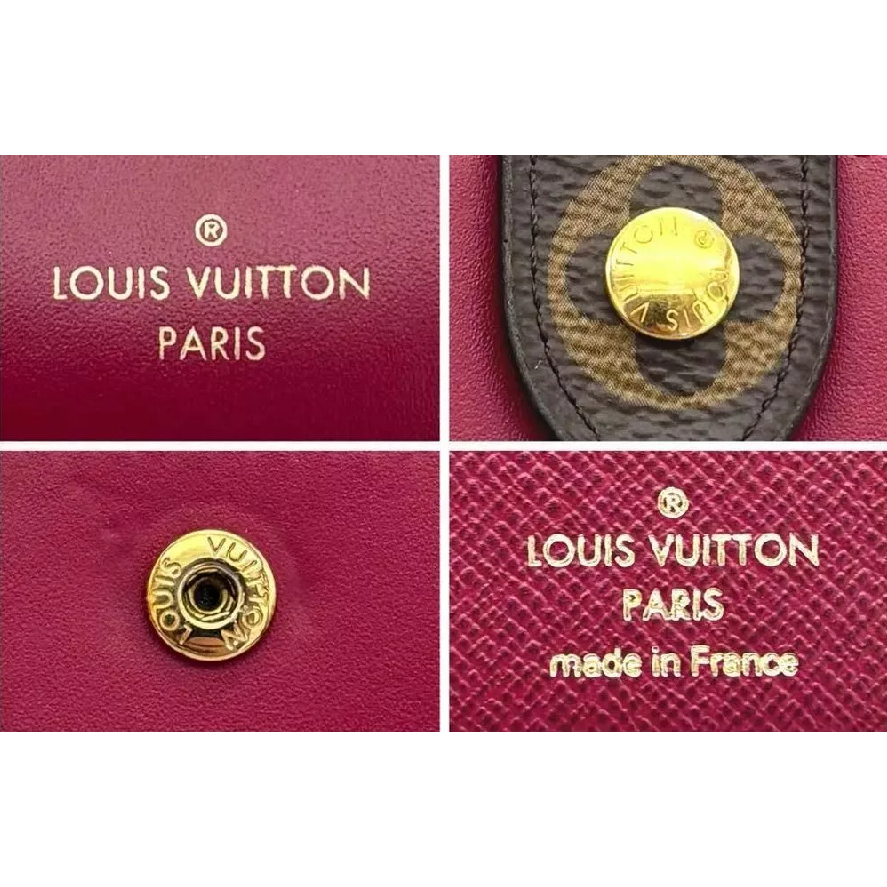 二手LOUIS VUITTON 路易威登 錢包 短夾 M69433 老花Monogram 桃紅-細節圖5