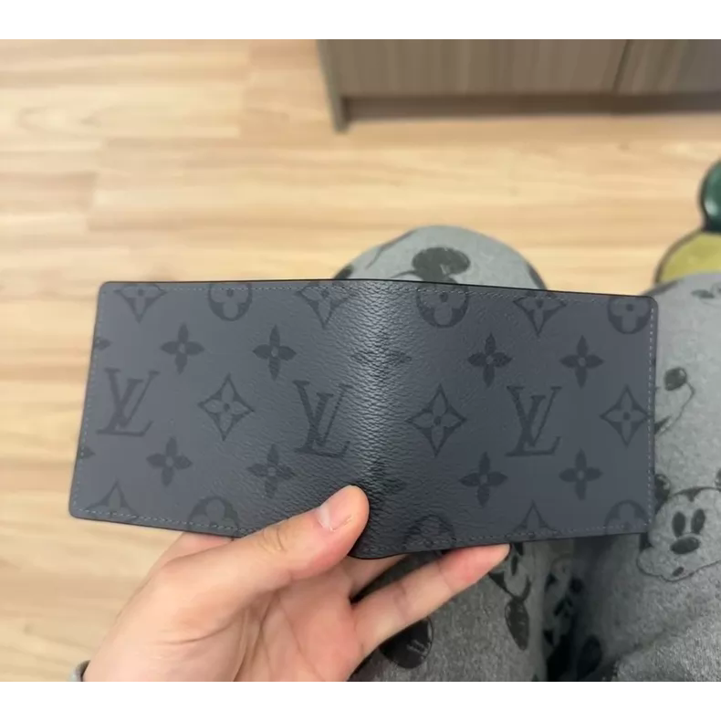 二手LV路易威登灰色短款錢包-細節圖3