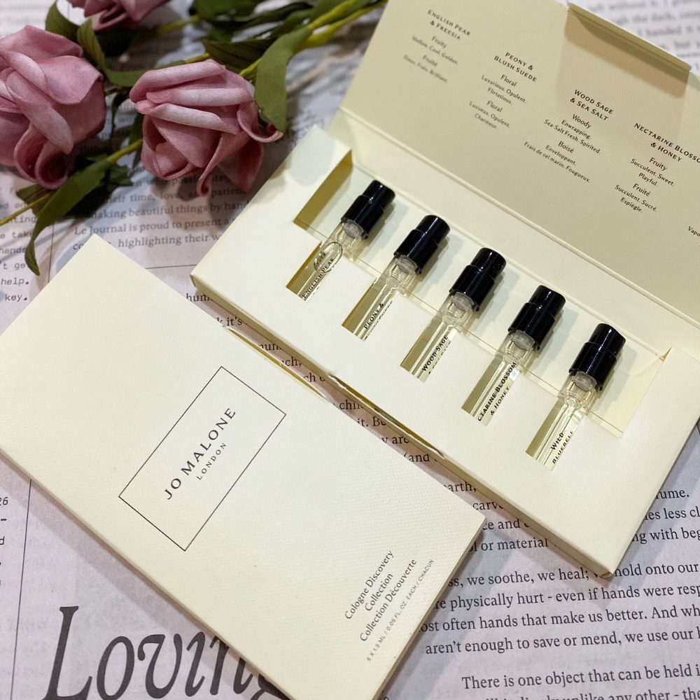 【Jo Malone】明星糅香體驗組 針管組 試管組 體驗 英國梨 小蒼蘭 牡丹 海鹽 杏桃花與蜂蜜 藍風鈴 1.5ml-細節圖4