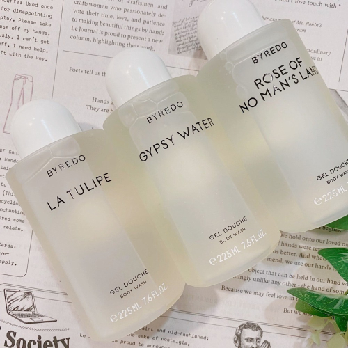 【Byredo】沐浴膠/身體乳液/225ml/鬱金香/無人之境/反璞歸真/吉普賽之水/熱帶爵士/莫哈維之影