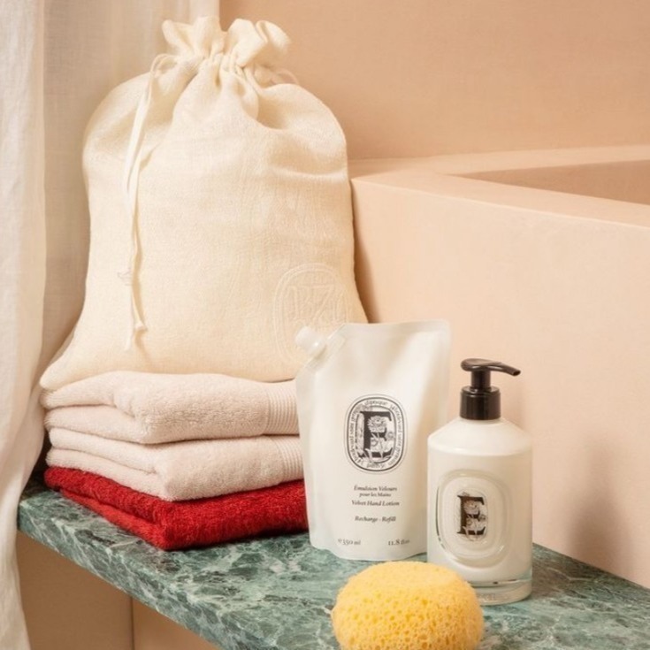 【Diptyque】2020新品 薰衣草手部清潔露 磨砂護膚潔手液 洗手乳 沐浴膠 玻璃瓶 補充包 絲絨護手乳-細節圖4