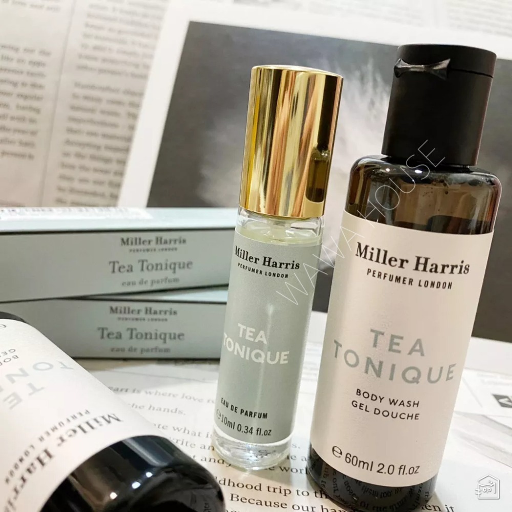 【Miller Harris】MH午後伯爵 Tea Tonique 淡香精/10ml 沐浴膠/60ml 隨身香水 旅行組-細節圖3