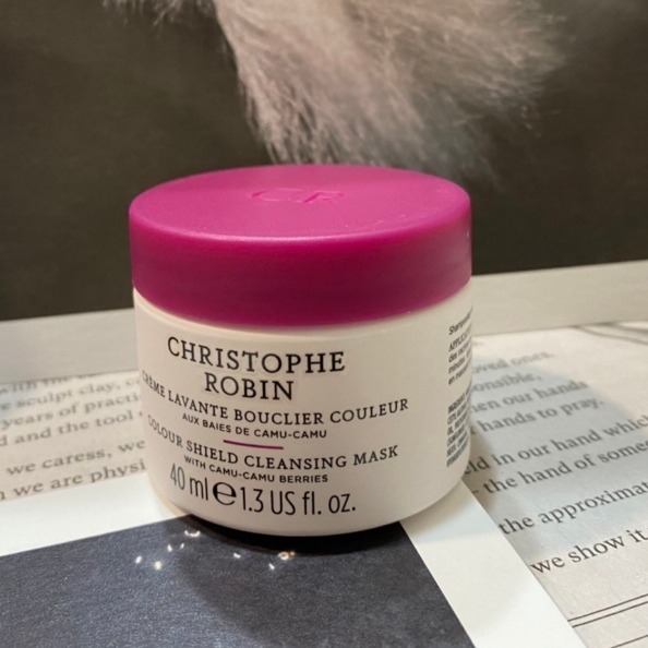 【Christophe Robin】刺梨籽油柔亮修護髮膜50ml/ 卡姆果護色頭髮潔淨霜40ml-細節圖3