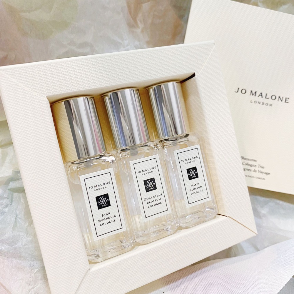 【Jo Malone】2023 亞洲花系列 東方花園 桂花 星玉蘭 水梨花蕾 糅香旅行組-9ml*3-細節圖3