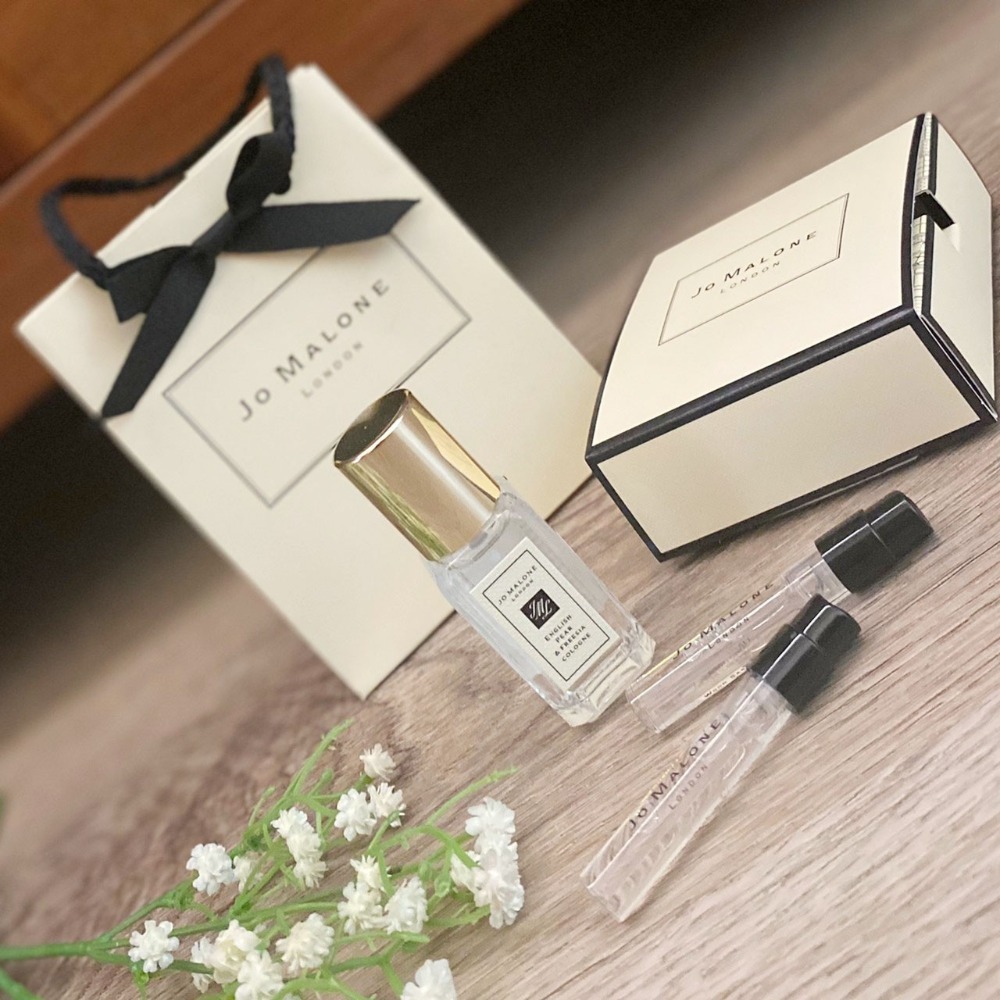 香氛揉合組【Jo Malone】9ml+1.5ml*2 小禮盒 英國梨 無花果與荷花 杏桃花 海鹽 牡丹 隨身香水 針管-細節圖2