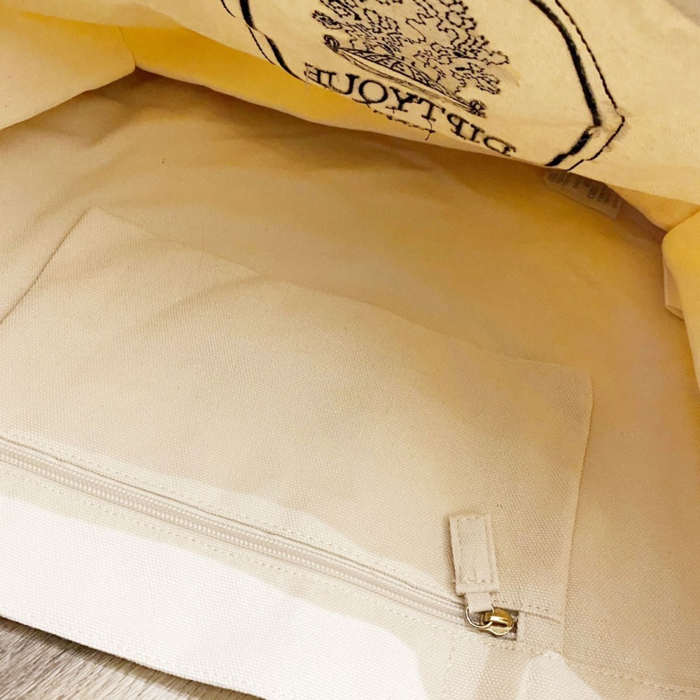 全新【Diptyque】帆布袋 帆布包 布袋 提袋 旅行袋 隨身收納袋 收納袋 旅行包 摺疊包-細節圖2