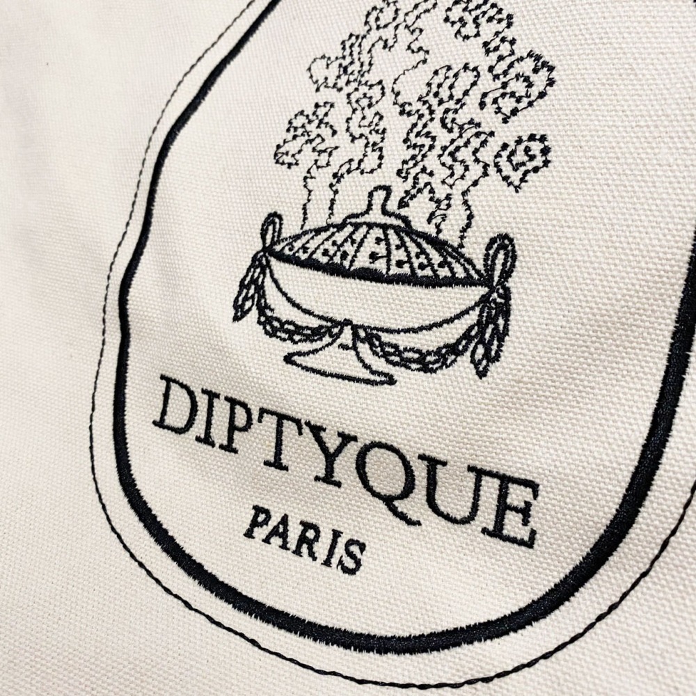 全新【Diptyque】帆布袋 帆布包 布袋 提袋 旅行袋 隨身收納袋 收納袋 旅行包 摺疊包-細節圖3