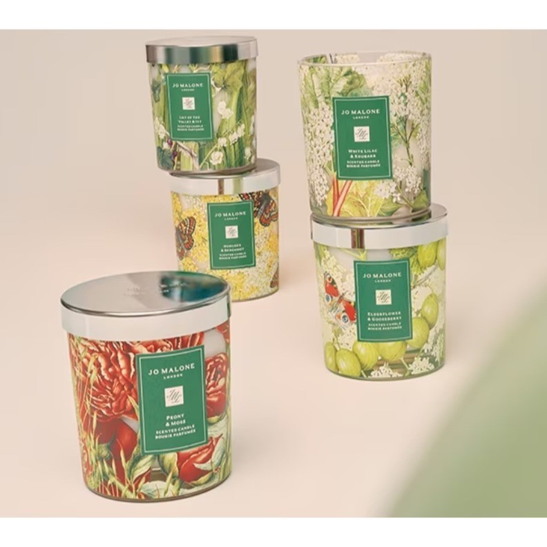 【Jo Malone】公益蠟燭 香氛蠟燭 接骨木花醋栗 牡丹苔蘚 鳶尾天竺葵 白丁香大黃 鈴蘭常春藤 200g-細節圖3