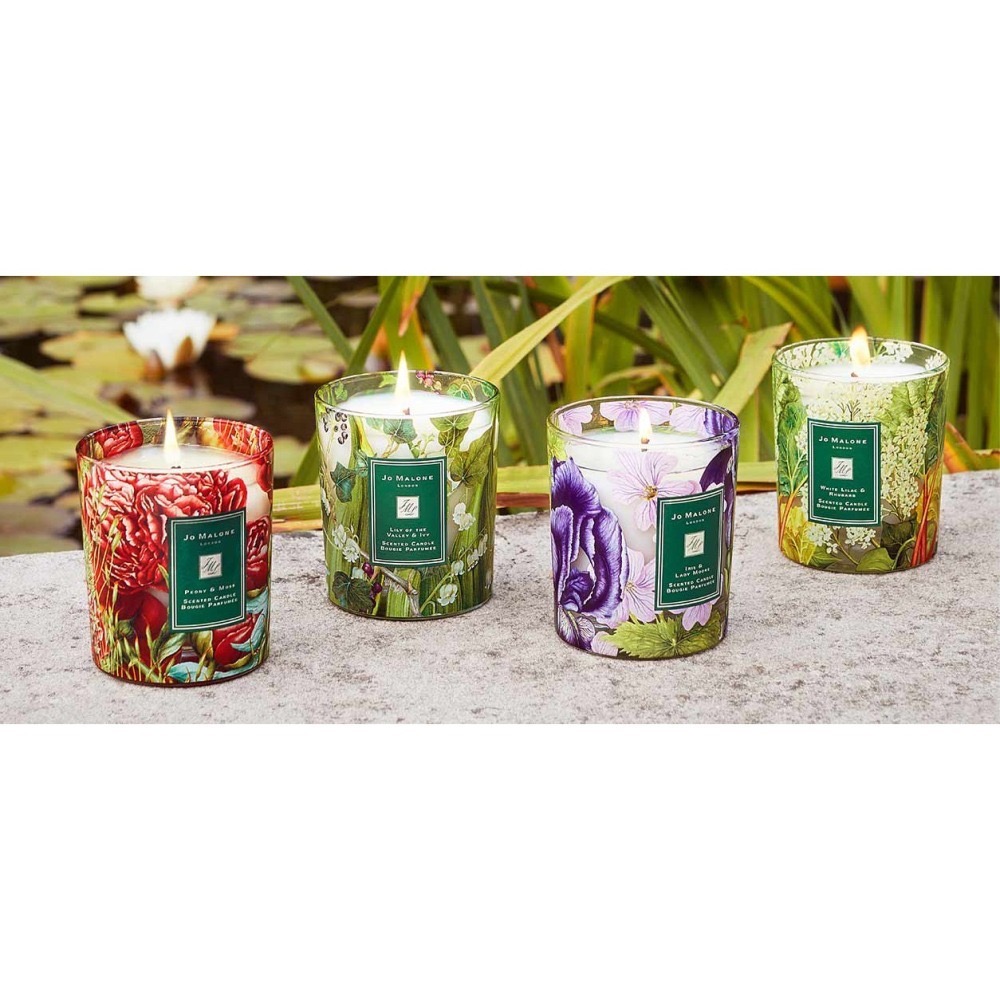 【Jo Malone】公益蠟燭 香氛蠟燭 接骨木花醋栗 牡丹苔蘚 鳶尾天竺葵 白丁香大黃 鈴蘭常春藤 200g-細節圖4