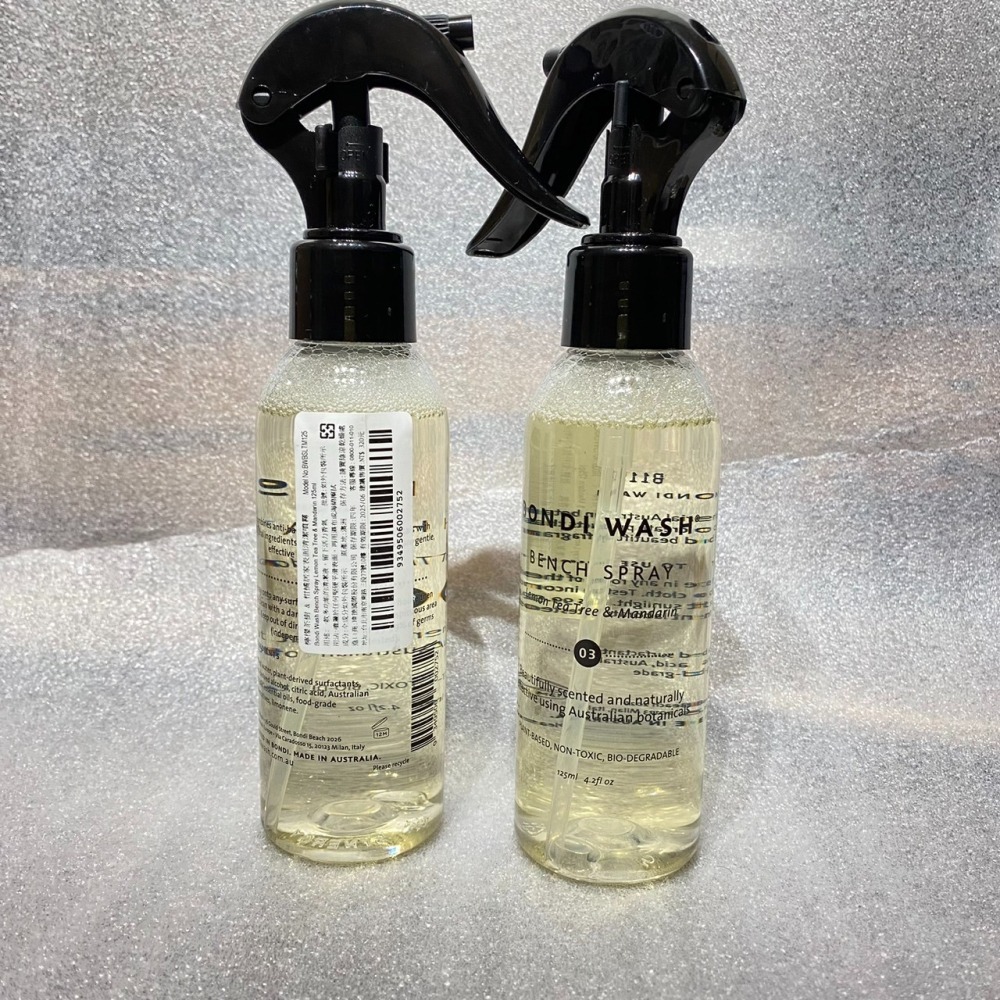 【BONDI WASH】塔斯曼尼亞胡椒薰衣草 檸檬茶樹 居家清潔噴霧/檸檬茶樹柑橘地板清潔液/天然蔬果潔淨液125ml-細節圖3