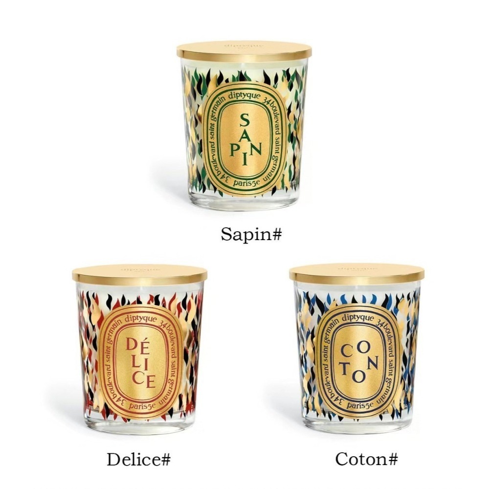 加碼送火柴【Diptyque】2023 乾果 棉花 冷杉 聖誕 限定 香氛蠟燭 蠟燭 居家香氛 190g 70g-細節圖2