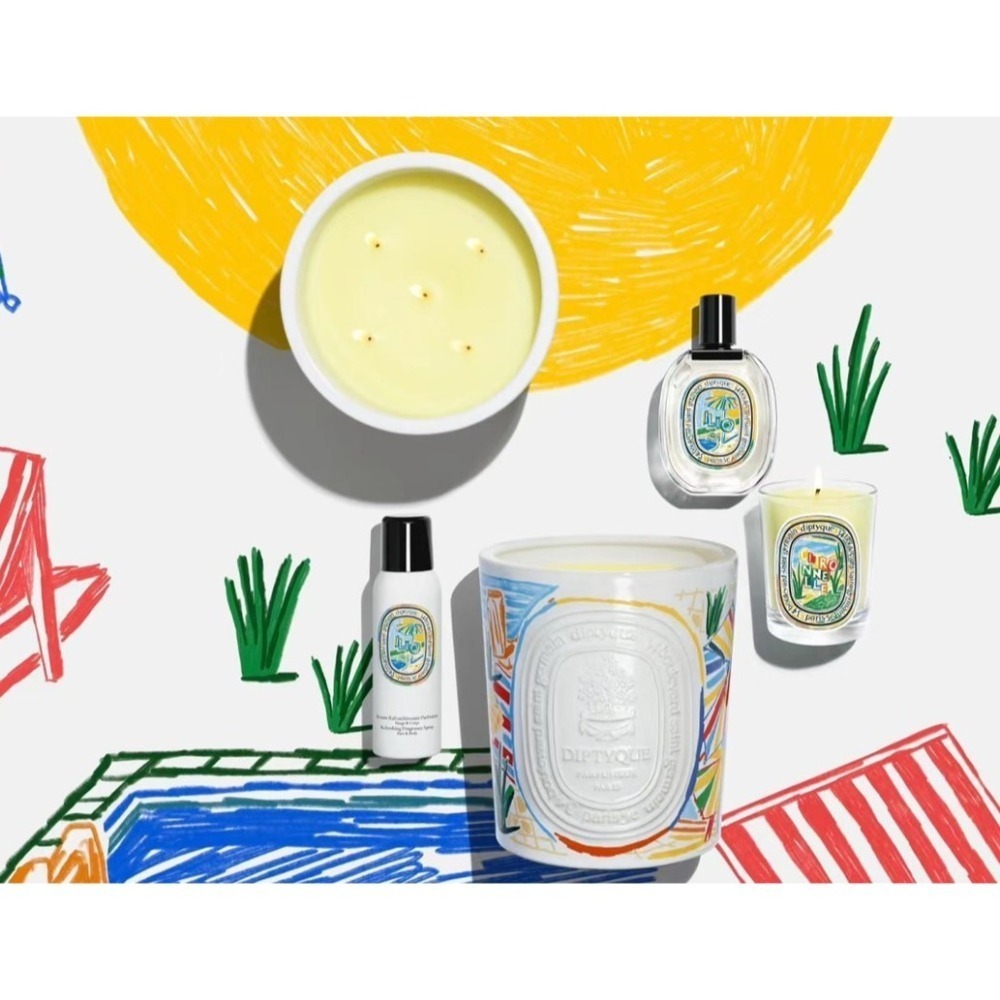 【DIPTYQUE】2024 夏日限量系列 暖陽 ILIO 髮香噴霧 髮噴 淡香水 香氛蠟燭 蠟燭 檸檬草 夏日月曆-細節圖2