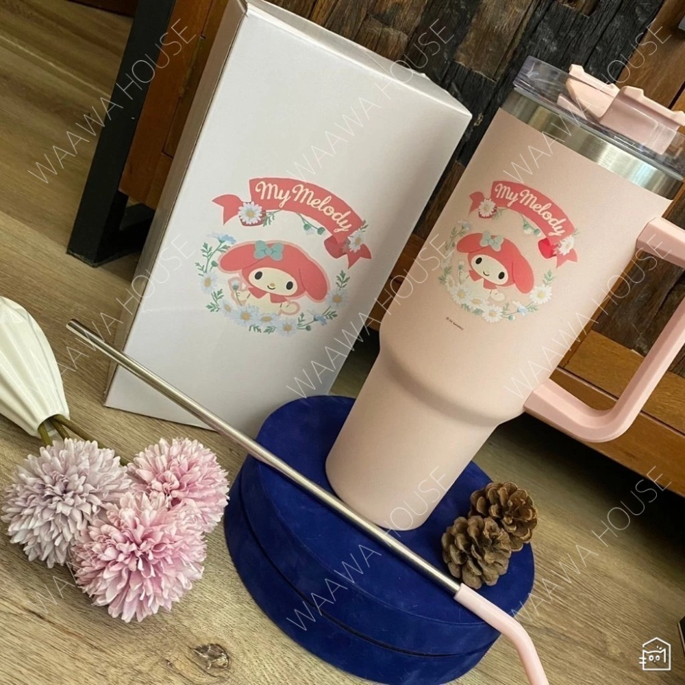 【SOGO 週年慶】來店禮 庫洛米 美樂蒂 行動電源彈跳杯 保溫杯 保溫壺-規格圖6