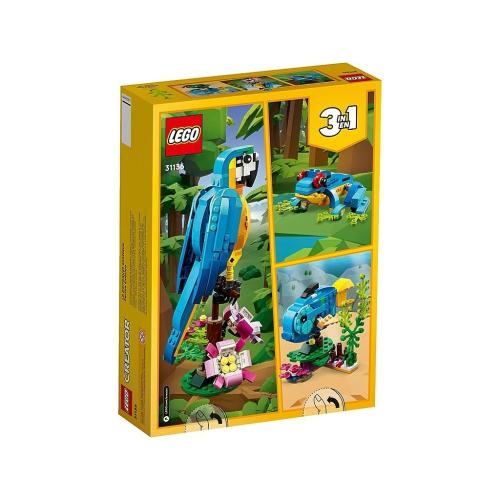 [樂享積木] LEGO 31136 異國鸚鵡 創意百變3合一系列