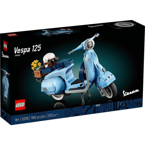 [樂享積木] LEGO 10298 偉士牌125 Icons系列
