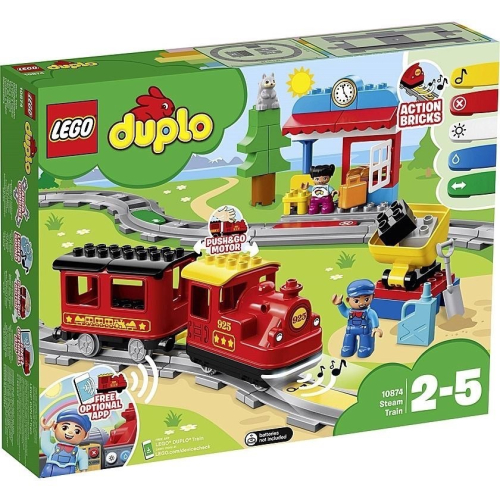 [樂享積木] LEGO 10874 蒸汽列車 得寶系列