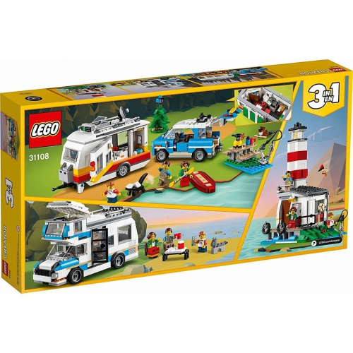 [樂享積木] LEGO 31108 家庭假期露營車 創意百變3合一系列