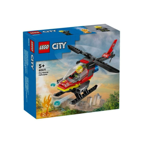 [樂享積木] LEGO 60411 消防救援直升機 城市系列