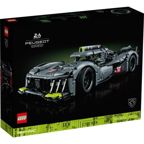 [樂享積木] LEGO 42156 寶獅 Peugeot 9X8 Hypercar 超級賽車 科技系列