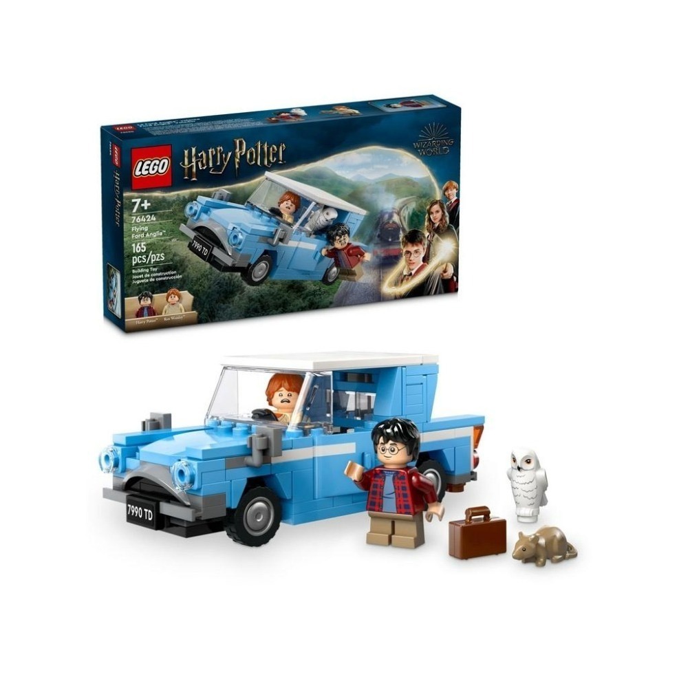 [樂享積木] LEGO 76424 Flying Ford Anglia (榮恩衛斯理飛天車) 哈利波特系列-細節圖3