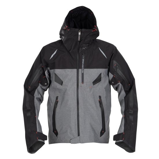 KUSHITANI K-2419 AMENITE JACKET 經典拼接連帽防水防摔衣 富士山 四季-規格圖9