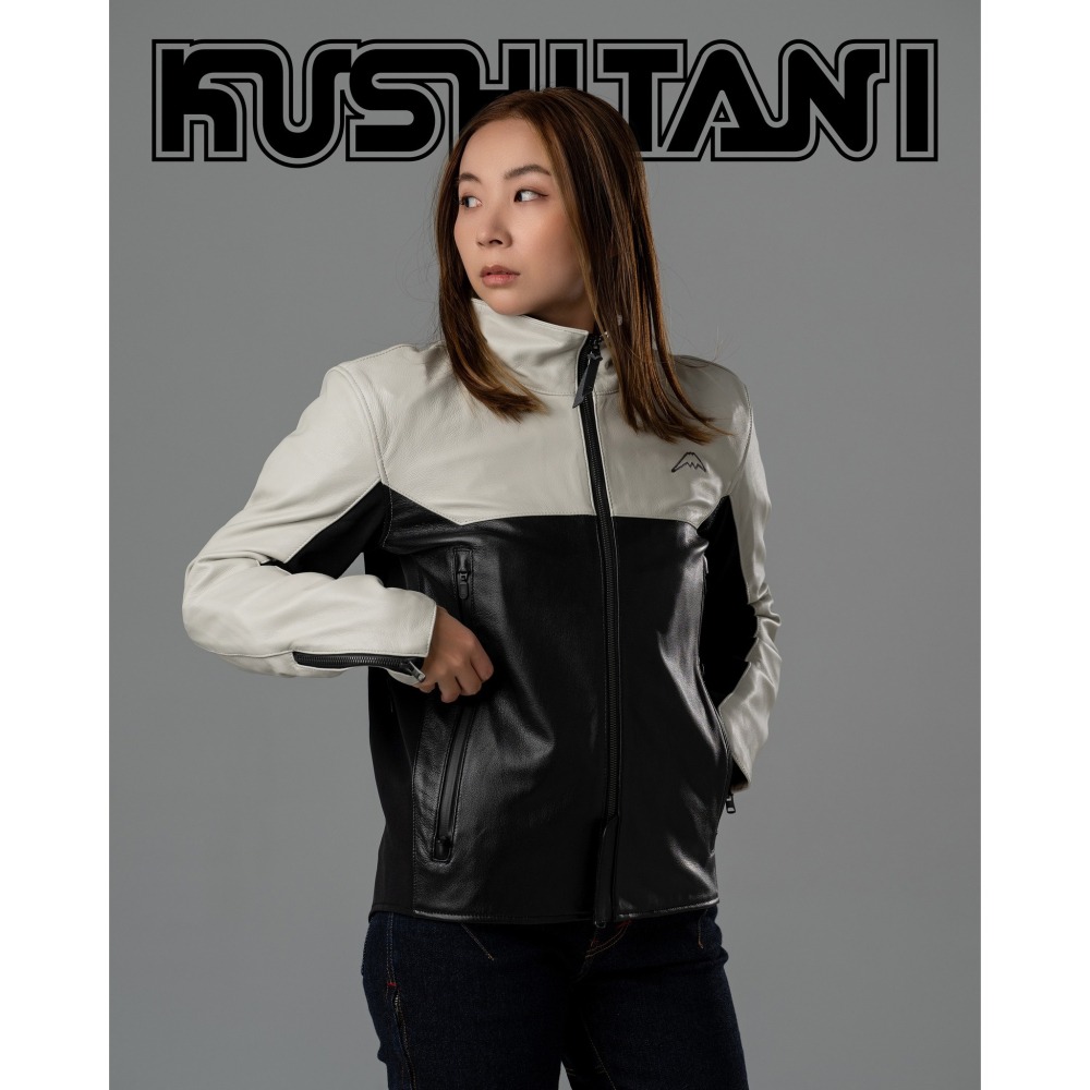 KUSHITANI K-0724 CROSSOVER LIGHT JACKET 春夏 皮革夾克 富士山 山羊皮 護具-細節圖2