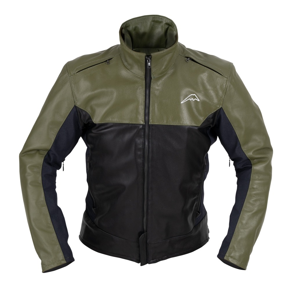 KUSHITANI K-0711 CROSSOVER LIGHT JACKET 皮革外套 夏季 富士山 山羊皮 護具-細節圖2