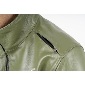 KUSHITANI K-0711 CROSSOVER LIGHT JACKET 皮革外套 夏季 富士山 山羊皮 護具-細節圖6