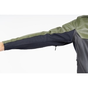 KUSHITANI K-0711 CROSSOVER LIGHT JACKET 皮革外套 夏季 富士山 山羊皮 護具-細節圖7