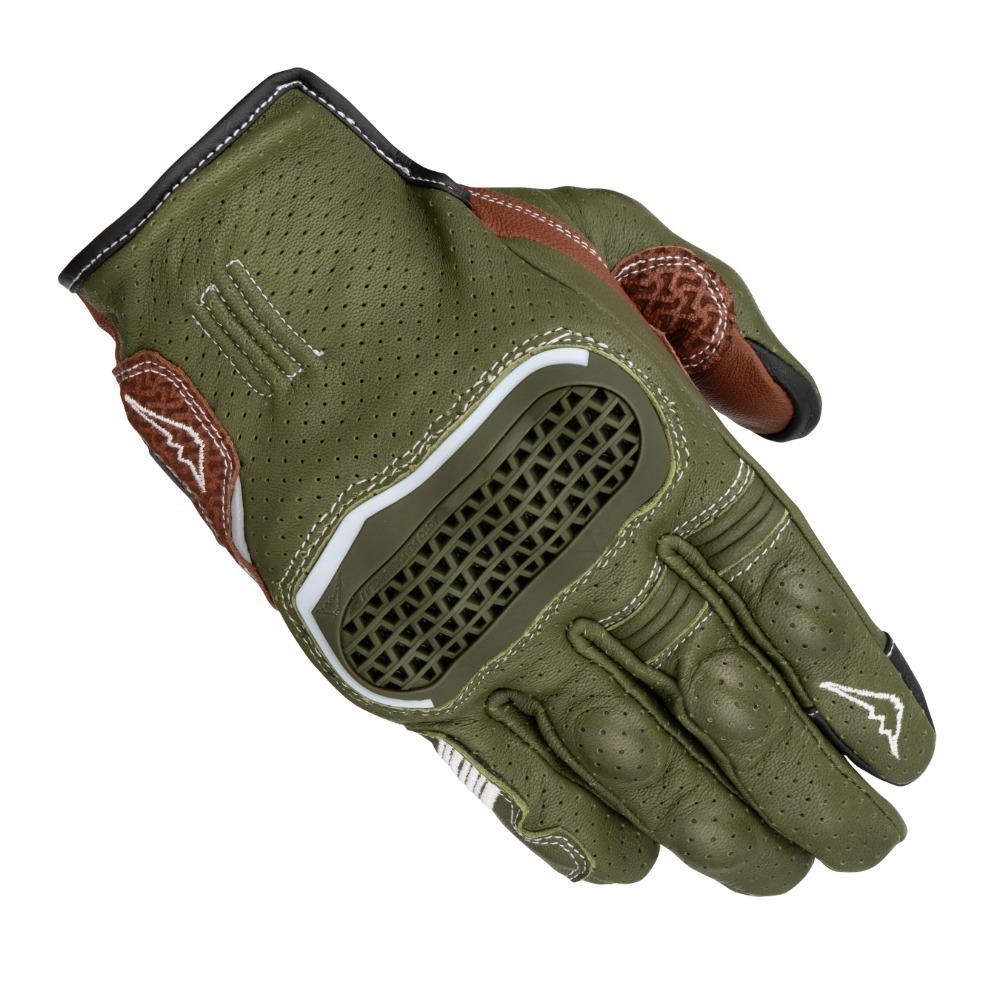 KUSHITANI A-5376 透氣皮革短手套 現貨+預購-規格圖8