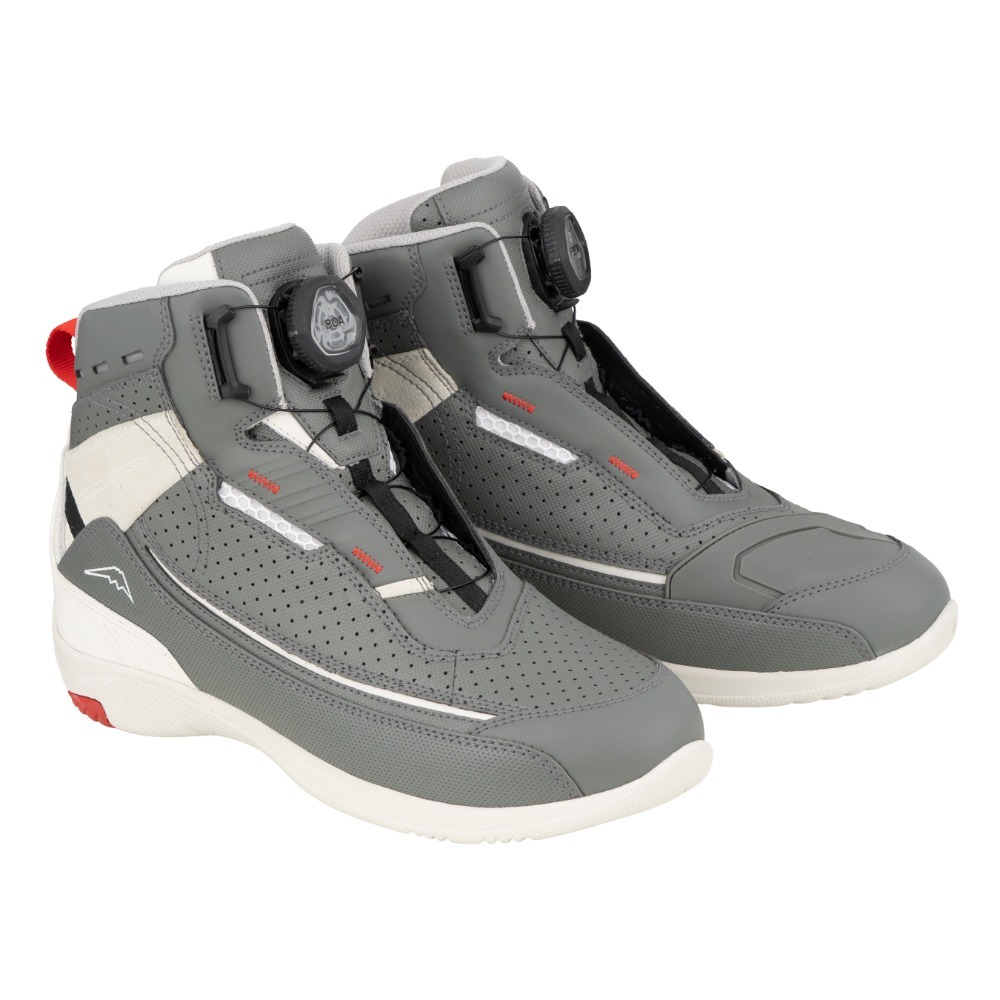 KUSHITANI K-6305 FLOW SHOES 富士山 短版透氣運動車靴-規格圖1