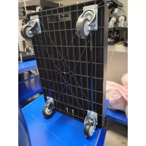 ✨金星車輪✨三邊圍平板烏龜車 有實體店面  忍者龜 塑鋼車 平板車 四輪手推車 棧板車 搬運車 貨物車-細節圖2