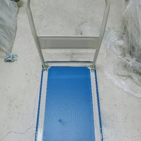 ✨金星車輪✨1.5x2.5尺 輕便型鐵製手推車 輕巧型推車 摺疊手推車 工作手推車 四輪手推車 手拉車-細節圖3