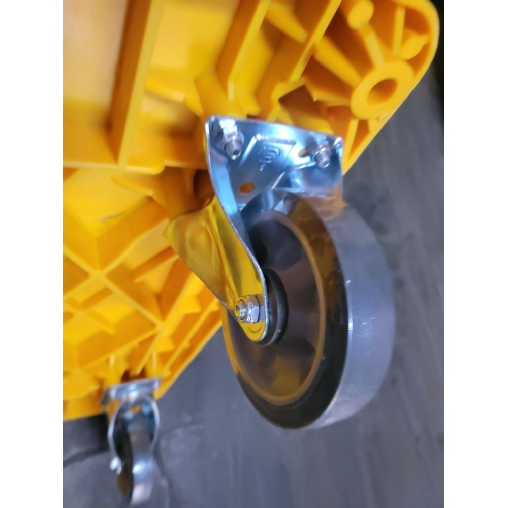 ✨金星車輪✨47×72cm塑鋼手推車 輕巧型 5英寸靜音輪 台灣製造 手推車五金推車可折疊 載重300公斤 手拉車-細節圖5