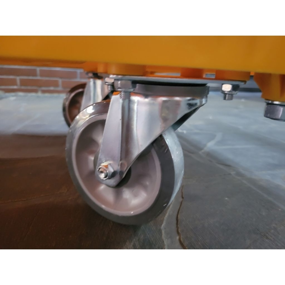 ✨金星車輪✨47×72cm塑鋼手推車 輕巧型 5英寸靜音輪 台灣製造 手推車五金推車可折疊 載重300公斤 手拉車-細節圖7